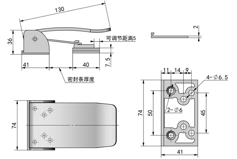 試驗(yàn)箱把手門(mén)鎖小型試驗(yàn)箱把手